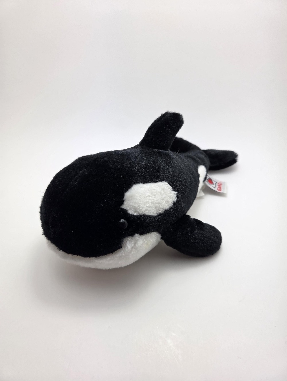 Vintage Webkinz Orca Whale Plush with No Tag/Code (8 inch)